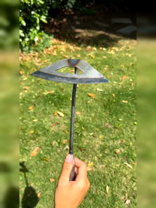 Hardened Shovel Rake Steel Blade Hollow Hoe for Farmer Gardener Lawn Weeding Tool