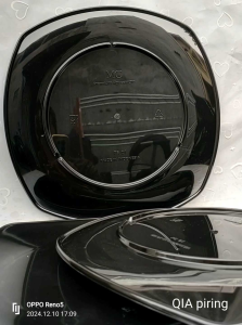 6pcs piring makan petak melamine 9inc 23cm tebal tahan panas berkuwalitas serbaguna