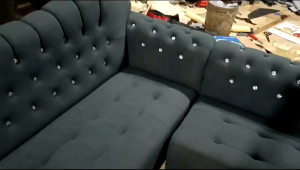 sofa ruang tamu sandaran biola full kancing model BJ10