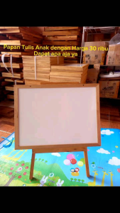 Papan Tulis untuk Belajar Anak: Papan Tulis Anak Penyangga & Mudah Digunakan