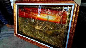 Hiasan Dinding Masjid Nabawi & Kota Madinah