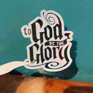 God Be the Glory Sticker Reflectorized Waterproof for Car for Motorcycle