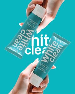 ยาสีฟัน EVE’S White & Clean Toothpaste ทำความสะอาดช่องปากได้อย่างลํ้าลึก โดยไม่ทำลายสารเคลือบฟัน