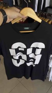 เสื้อยืด 7th Street (ของแท้) รุ่น STN002 T-Shirt Cotton100% สีดำ