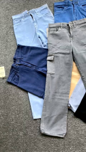 Kulot Highwaist Jeans Cargo Tebal Korean Kekinian