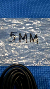 Heavy Duty Electric Guitar and Amplifier Cable Cord Chord 5 meters black