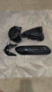 4pcs scoopy esp Carbon wtp / Scoopy Donut ESP 2016 - 2020 ( starter halus ) // Carbon celup WTP