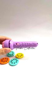 Mainan senter bergambar/ senter nyala gambar anak/ flashlight projector