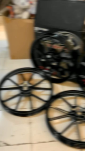 VELG RACING POWER GP DRAG 1 WHEEL MODEL DAYTONA NINJA R NINJA SS NINJA RR 160/185 - 17 PELEK VELEK DRAG 1 NINJAR NINJASS NINJARR 160 185 17