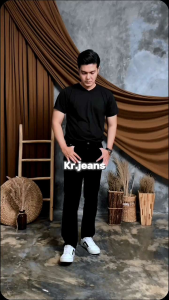 Celana Jeans Pria Panjang Standar Basic Regular 27-38 Low Waist Denim High / Celana Jeans Pria Standar Basic Regular Nyaman Bahan Tebal