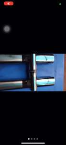 Tay nắm cửa kính dịch được tâm lỗ inox màu trắng dài 60cm