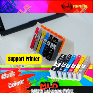 Cartridge Tinta Compatible Canon PGI 750XL CLI 751XL Printer Pixma iX6770 iX6870 MG5470 MG5570