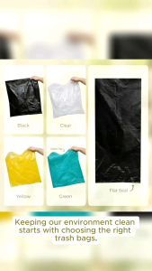 YANYAN Biodegradable Trashbag /Garbage Bag / Bin Bag