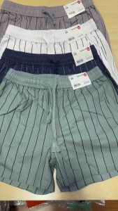 URBAN PIPE STRIPES SHORTS FOR MEN ABOVE THE KNEE