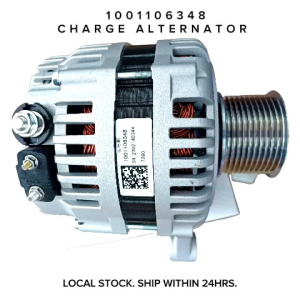 1001106348 CHARGE ALTERNATOR [28V 80A GENUINE] [ONLY 1PC LOCAL STOCK LOCAL SUPPLIER WARRANTY.  SHIP WITHIN 12HRS.] FOR WEICHAI WP6 DEUTZ 226B