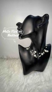 Metta Floating Pearl Necklace Kalung Korea Mutiara Ilusi Mengambang Illusion Necklace