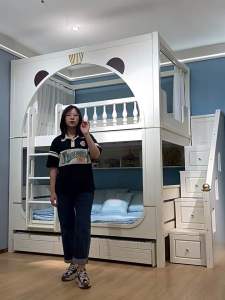 LXCF 1058 Nordic Style TRENDY Luxury Modern BUNK BED With Multiple OPTIONS Could Mix & Match !! Available in the NORDIC SIZE 1.2M/ 1.35M/1.5M. Could buy the Bed ONLY or Add on other items. NEW ARRIVAL ON SALE !!