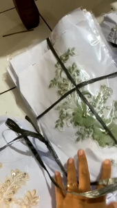 Renda bordir tempel/tabur renda