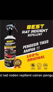 BEST RODENT REPELLENT PENGUSIR TIKUS BAHAN ALAMI ANTI RAT - BONUS SARUNG TANGAN