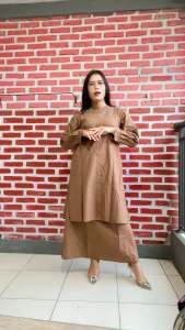 Yurita setelan rok tunik one set remaja stelan wanita muslimah terbaru