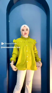 ATASAN WANITA POLOS// KEMEJA WANITA SMOK CRUSH TERBARU BISA COD