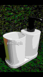 rrhett.ph 3pc IKEASWEDEN STORAVAN SERIES TOOTHBRUSH SOAP TRAY DISPENSER SET BATHROOM ACCESSORIES