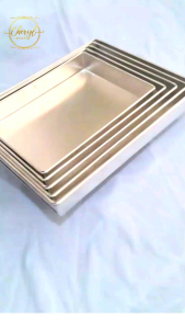 LOYANG PERSEGI PANJANG TINGGI 4CM UKURAN 26 x 19 x 4 CM 28 x 21 x 4 CM 30 x 23 x 4 CM 32 x 25 x 4 CM 34 x 27 x 4 CM