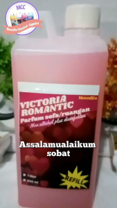 Parfum Sofa Aroma Victoria Romantic non alkohol plus disinfektan 1 Liter