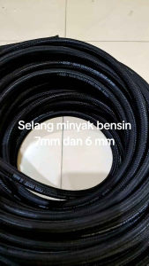 25Meter SELANG MINYAKSELANG BENANG LUARSELANG BENSIN DAN SOLAR UKURAN 6MM7MM8MM10MM