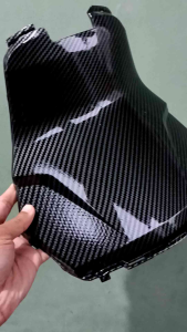 COVER CENTER TUTUP MESIN TENGAH BEAT DELUXE GEN 2 CARBON WTP TUTUP MESIN TENGAH BEAT DELUXE GEN 2 2024 - 2025