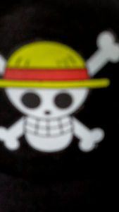 Topi One Piece Jolly Roger bajak laut Trucker Jaring Hitam ANIME Karet