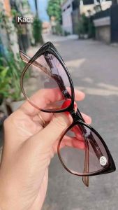 DYTRA / КАСАМАТА BACA DOUBLE BACA DAN JALAN FRAME CAT EYE LENSA WARNA +1.00 SD +3.00 TANGKAI PER 1037N