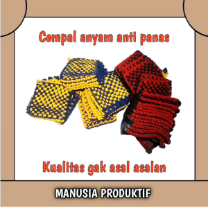 cempal anyam tebal anti panas panas club cempal dapur anti panas untuk meminimalisir tangan dari panas wajan katel dan alat masak lainnya