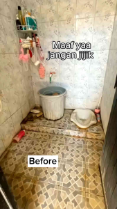 DESCALER POWDER 500gr - SERBUK PEMBERSIH KAMAR MANDI anti bacteri lantai