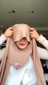 HIJAB INSTAN PASMINA KUPING JERSEY// jilbab pasmina iner menutupi dada