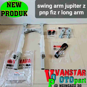 swing arm JUPITER Z FIZ R F1Z R FORCE1 long arm warna silver