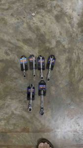 ประแจปากตายข้าง/แหวนฟรีข้าง พับได้/พับไม่ได้ เบอร์ 8-24 META