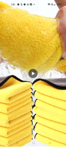 30x60cm Microfiber Cleaning Cloth Microfiber Towels for Cars Lint Free Scratch-Free Highly Absorbent Reusable Car Wash Cloth Household Kitchen Window Cleaning