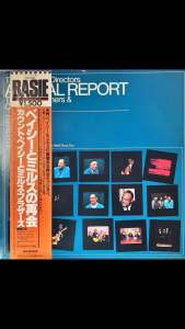 [ แผ่นเสียง Vinyl LP ] Artist : The Mills Brothers & Count Basie Album : The Board of Directors Annual Report Cover : VG++ Disc : NM Manufactured : Japan Released : 1981 Price : 1050