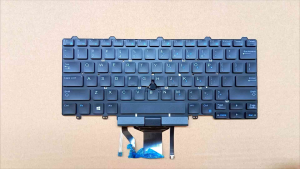 Keyboard Dell Latitude E5450 E5470 E7450 E7470 Backlight & Pointer Hitam