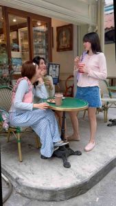 Vanilla sky : Chocolate 🍫 skirt กระโปรงสีน้ำตาลจีบรอบ