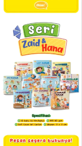 Seri Zaid dan Hana: 10 Buku Cerita Adab Islami Anak