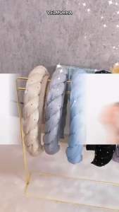 Headband Graisse Bando Korea Kepang Mewah Satin by Velmorra