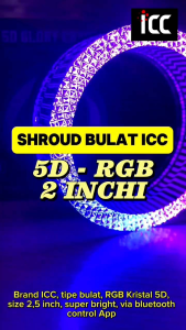Mengenal Shroud 25 Inci RGB ICC Samba 5D Glory Crystal Daytime Running Light Satuan