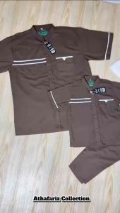 BAJU KOKO COUPLE AYAH DAN ANAK LAKI LAKI 1-15 tahun BAHAN KATUN ADEM - kemeja koko terbaru