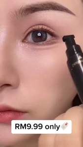 [BPOM]Eyeliner Stamp 2 In 1 Waterproof Liquid Eyeliner Pensil Waterproof Ukuran Stamp Small