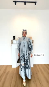 GAMIS DELISA 10 MOTIV TERBARU: GAMIS KUALITAS TINGGI, DESAIN MODERN & NYAMAN