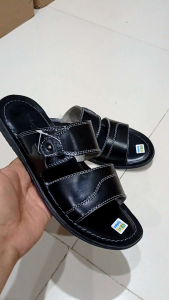 SANDAL PRIA POL KULIT BARU