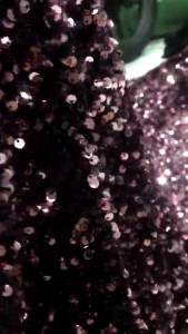 vải nhung kết  kim sa  cao cấp màu hồng tím_( khổ 1m6 ) co dãn dày đẹp may đầm váy áo dạ hội