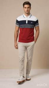 (Liuqiming888) Mens #455 Premium Quality Cotton Polo Shirt